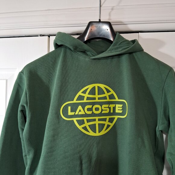 Lacoste Globe Graphic Sweatshirt for Kid's or Adult - Picture 2 of 12